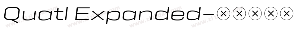 Quatl Expanded字体转换